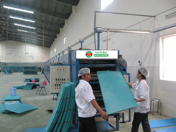 Continuos food drying machine